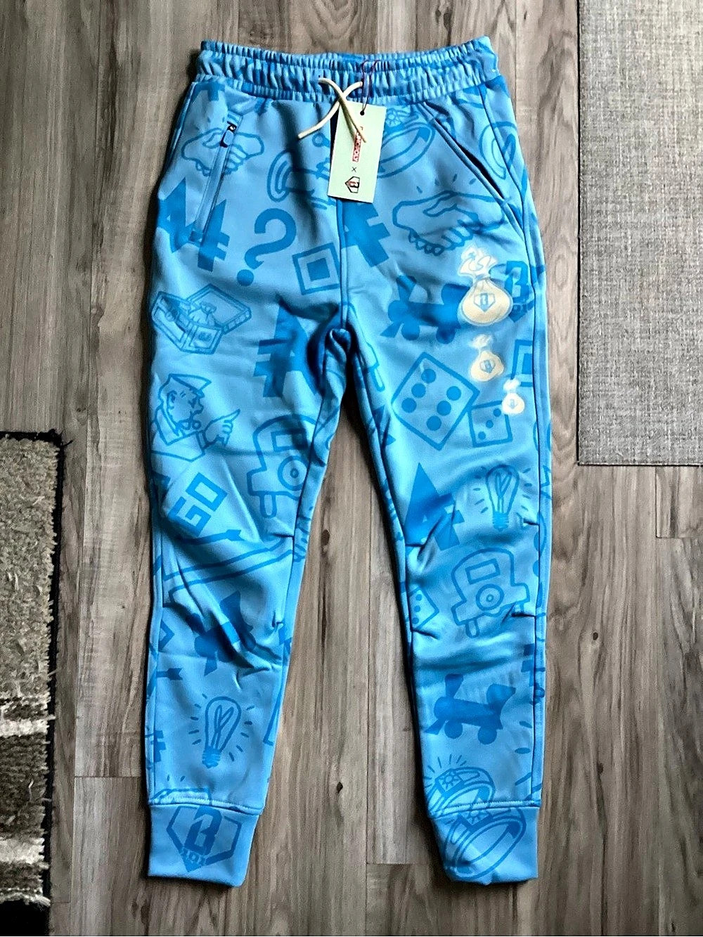 Baseball Lifestyle 101 monopoly Joggers Boys size YL (NWT) ~PRICE FIRM, NO OFFER